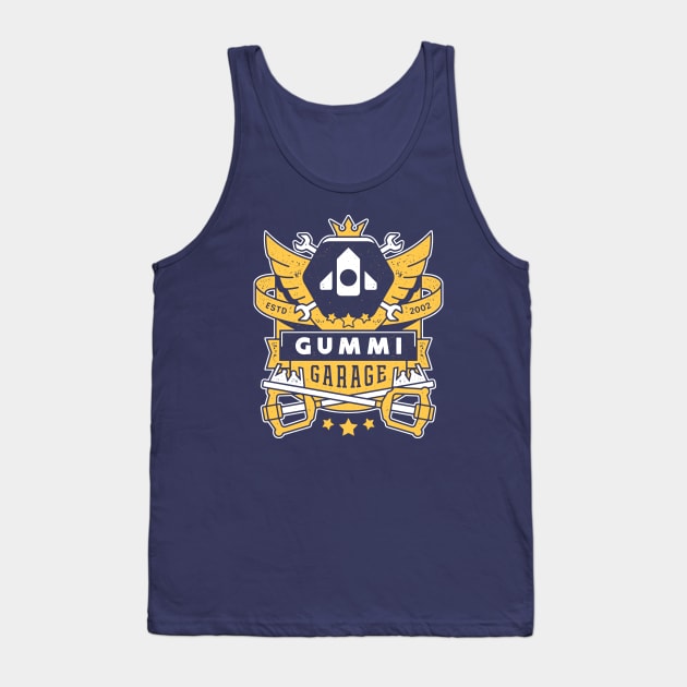 The Gummi Garage Crest Tank Top by Lagelantee